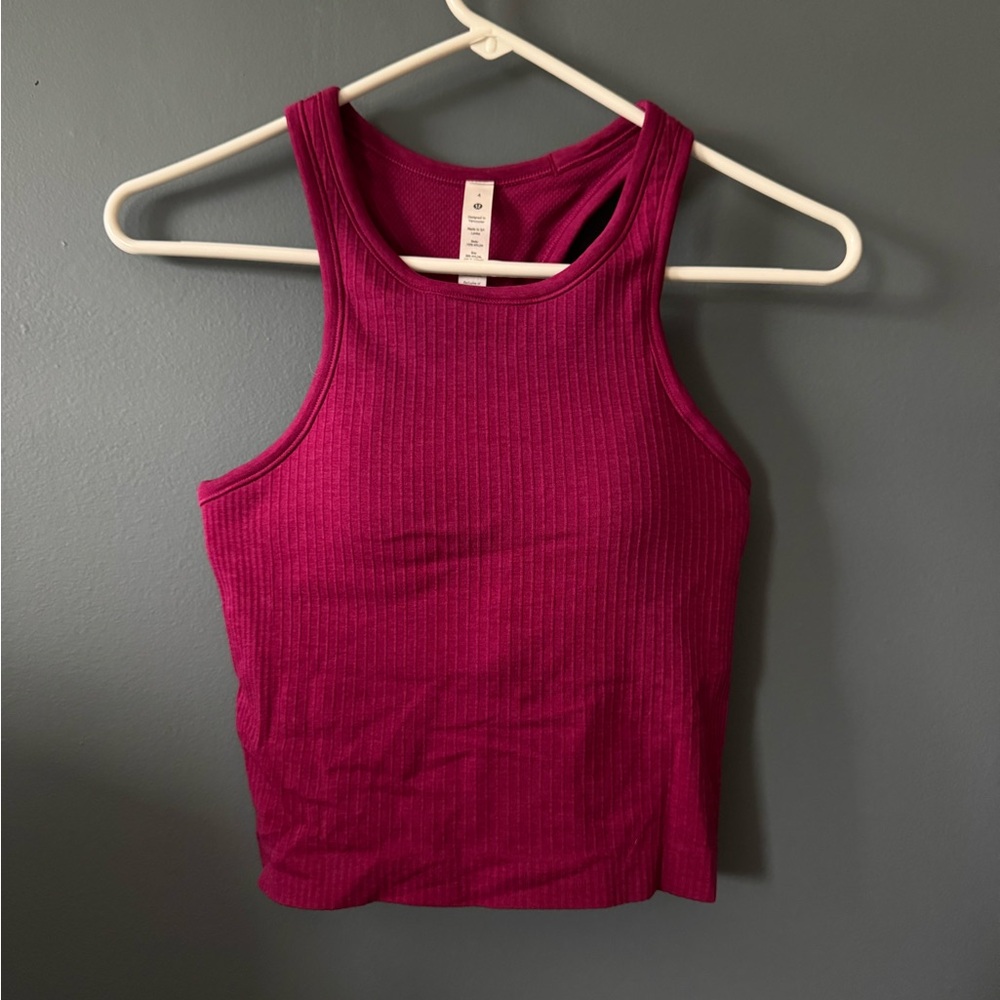 Lululemon Fuchsia Racerback Top